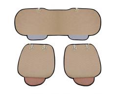 GUOCU Auto Sitzkissen Kissen - Bambuskohle Atmungsaktiv Auto Sitzkissen Kissen,Kaffee-Set,Vordersitz & Rücksitz