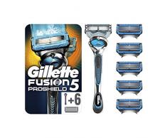Gillette Fusion5 ProShield Chill Rasierer, mit 6 Rasierklingen, Briefkastenfähige Verpackung