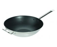 Schulte Ufer 190071 36 Wok Pfanne DIAMAS PRO Trigon 36 cm beschichtet Induktion