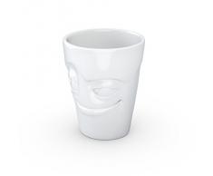 Fiftyeight Henkeltasse VERSCHMITZT 350 ml / weiß