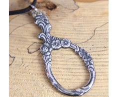 Besteckschmuck Anhänger Gebäckzange