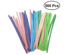 Artibetter 500 STK. Metallic Twist Krawatten Brottaschen Krawatte Dot Treat Taschen Süßigkeiten Süßigkeiten Gebäck Cupcake Tasche Zufällige Farbe (Zufällige Farbe)