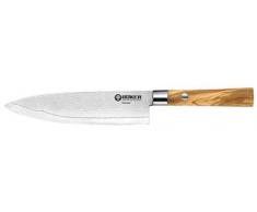 Böker 130439DAM DAMAST OLIVE Kochmesser Messer 15.7cm
