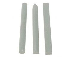 B Blesiya 3er Schleifstein Ölstein Abziehstein Whetstone Carbon Sharpener Polieren für Metall Jade Messer