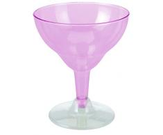 Margarita-Gläser/Dessertschale aus Kunststoff, 8 Stück rose