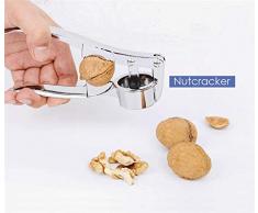 CULASIGN Knoblauchpresse Edelstahl Rostfrei,Multifunktionale Garlic Press,Ingwer Knoblauch Crusher/Nussknacker/Flaschenöffner,Ideal für Home Chef (2#)