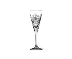 Crystaljulia 2584 Likorglas Bleikristall, 6 Stück, 80 ml