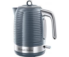Russell Hobbs Wasserkocher Inspire grau, 1,7l, 2400W, Schnellkochfunktion, optimierte Ausgusstülle, herausnehmbarer Kalkfilter, Wasserstandsanzeige, Teekocher 24363-70 [Amazon Exklusiv]