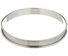 Matfer Flacher Tortenring Edelstahl glatt 24cm