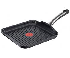 Tefal Talent Pro E44040 Grillpfanne, 26 cm, induktionsgeeignet, antihaftversiegelt, schwarz