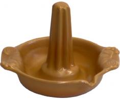 Original K&K Hähnchenbräter - Geflügelbräter hellbraun aus Steinzeug (hochwertige Keramik)