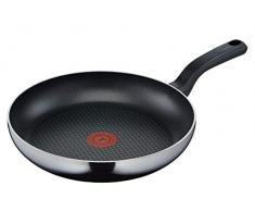 Tefal D51606 Resist Bratpfanne 28 cm (Antihaft-Beschichtung, Thermo-Spot, Aluminium) schwarz