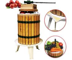 DMS® Obstpresse Saftpresse Maischepresse Presse Weinpresse Apfelpresse Obstmühle mechanische Presse Manuelle Fruchtpresse Saftpresse (18 Liter)