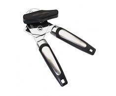 Dosenöffner, Manueller Dosenöffner, 3-In-1 Manuell Dosenöffner Sicherheits Edelstahl Büchsenöffner und Deckelöffner und Kapselheber in Eins, mit Ergonomisches Rutschfestes Griff für Küche Werkzeug