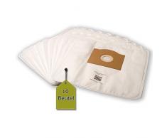 eVendix Staubsaugerbeutel passend für Fakir C 180 EL/Turbo EL, 10 Staubbeutel + 1 Mikro-Filter ähnlich wie Original Fakir Staubsaugerbeutel 2412 805