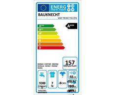 Bauknecht WM Trend 724 ZEN Waschmaschine Frontlader / A+++ B / 1400 UpM / 7 kg / extrem leise mit 48 db / ZEN Direktantrieb / weiß