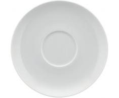 Schönwald Kaffeeuntertasse, FINE DINING, Mehrweg, Porzellan, rund, Ø: 15,8 cm, weiß (6 Stück), Sie erhalten 1 Packung á 6 Stück