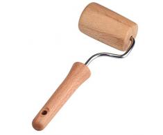 Exceart Diamant Malerei Walze Holz Gebäck Pizza Holz Nudelhölzer Presswerkzeuge Zubehör für DIY Handwerk Fest Kleben 19X8cm