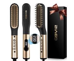 Bartglätter für Männer, LCD-Display Männer Schnelle Bartkamm, Bartglätter Bürste Haar Glätter Kamm Elektrische Bartbürste 80-230℃ Thermobürste schnelle sichere Haarglättung für Männer und Bartträger