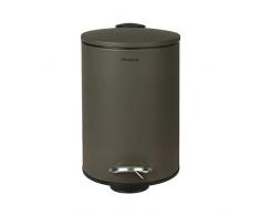 Blomus Sono Treteimer, Stahl, Kunststoff, Tarmac, H 24,5 cm, Ø 17 cm