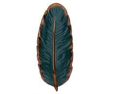 Vosarea 1 x Keramik-Teller in Bananenblattform, Snack-Tablett, Steakpfanne, Fischpfanne, Hochzeitsring