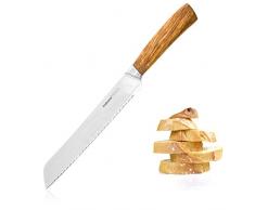 makami Kona Brotmesser mit Griff aus edlem Palisanderholz in Geschenkverpackung