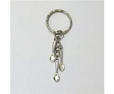 JQFEN Silberlöffel Schlüsselring Löffel Schlüsselring