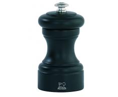 Peugeot 22730 Bistro Pfeffermühle Holz, 5 x 5 x 10 cm, matt schwarz