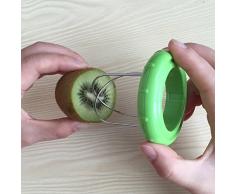 hjxvcsdh Kiwischäler 2-in-1 Kiwischneider Kreative Fruchtkernbagger Fruchtschneidwerkzeuge