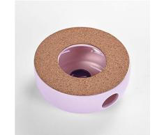 Exceart Teekannenwärmer Keramik Kaffee Teewärmer für Büro zu Hause Glas Keramik Metall Teekanne Rosa