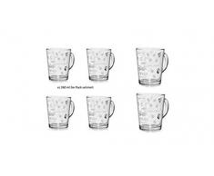 6 Latte Macchiato/Cappuccino Gläser für Kaffeeautomaten 260 cc