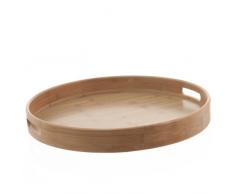 Tablett rund - Durchm. 40 cm. - Bambus