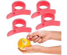 4er-Set OrangenschälerSuper-Fix im 2er-Set