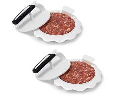 HAC24 2X Burgerpresse mit Spachtel Hamburgerpresse Hamburgerformer Patty Frikadellen Presse Burger Maker Pattypresse