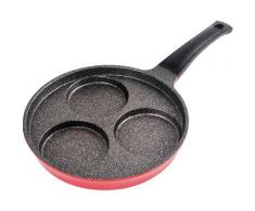 Multifunktionale Omelettpfanne. Nehmen Sie eine Innenschicht aus Aluminiumlegierung und ein durchlässiges Schichtmaterial aus Maifan-Stein an, das dauerhaft ist. Antihaftpfanne. Ein Geschenk für Mama.