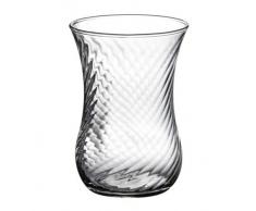 Pasabahce 6 Teegläser mit Spiralmuster 120ml