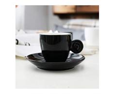 ASDF Mini 90Ml Reiner Weißer Bitterkaffee Reiner Kaffee Reiner Kaffee Mit Italienischem Kaffeeteller, Cappuccino, Taza Cafe, Latte-Tasse, Becher