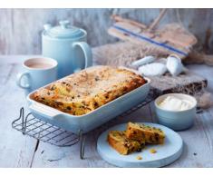 Le Creuset Steinzeug Auflaufform rechteckig, 13 x 18 cm, meeresblau