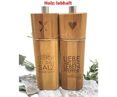 Räder Salz- und Pfeffermühle aus Bambus lebhaft, geölt