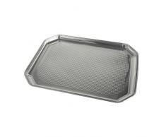 Servierplatten, Alu, eckig, 35 cm x 26 cm, 5 Stück