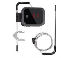 Inkbird IBT-2X Bluetooth 4.0 Barbecue Backofen Grillthermometer BBQ Fleisch Küche Thermometer Timer mit Temperaturalarm, App für Android 4.4 + top & iOS 7+(2 Sensors)