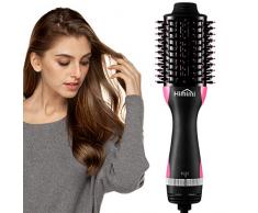 Himimi One-Step Haartrockner, Multifunktionaler 4 In 1 Warmluftbürste Heißluftbürste Salon Hair Dryer Styler Volumizer mit Negativer Lonic Föhn für alle Haartypen