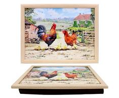 Leonardo Collection Knietablett Hahn und Henne 2020