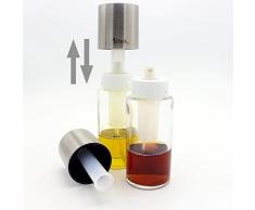 Essig- und Öl Sprüher Spender Set (2-Stück) mit Pumpfunktion