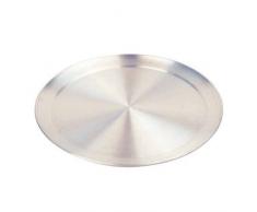 Winware Pizzablech aus Aluminium mit breitem Rand 11 Inch aluminiumfarben