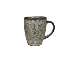 Broste Tasse Nordic Sea 250 ml Steingut grau 8 x 10 cm
