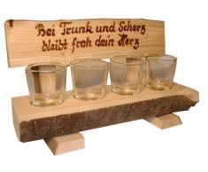 Bankerl mit 4 Stamperl