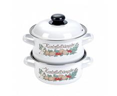 Testrut 220082 Kartoffeldämpfer/Bio-Dünster 16 cm Dekor Kartoffel