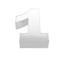 EURO TINS Gro? Zahlen-Backform EINS (1) f?r Geburtstag, Jubil?um (Gr??e 36 x 25 cm ? 7,5 cm tief)