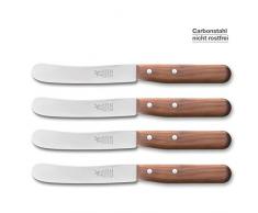 Windmühlenmesser Buckels Messer Set 4-teilig Klingen 11,8cm Carbon Kirsche Tafel- & Frühstücksmesser 8219